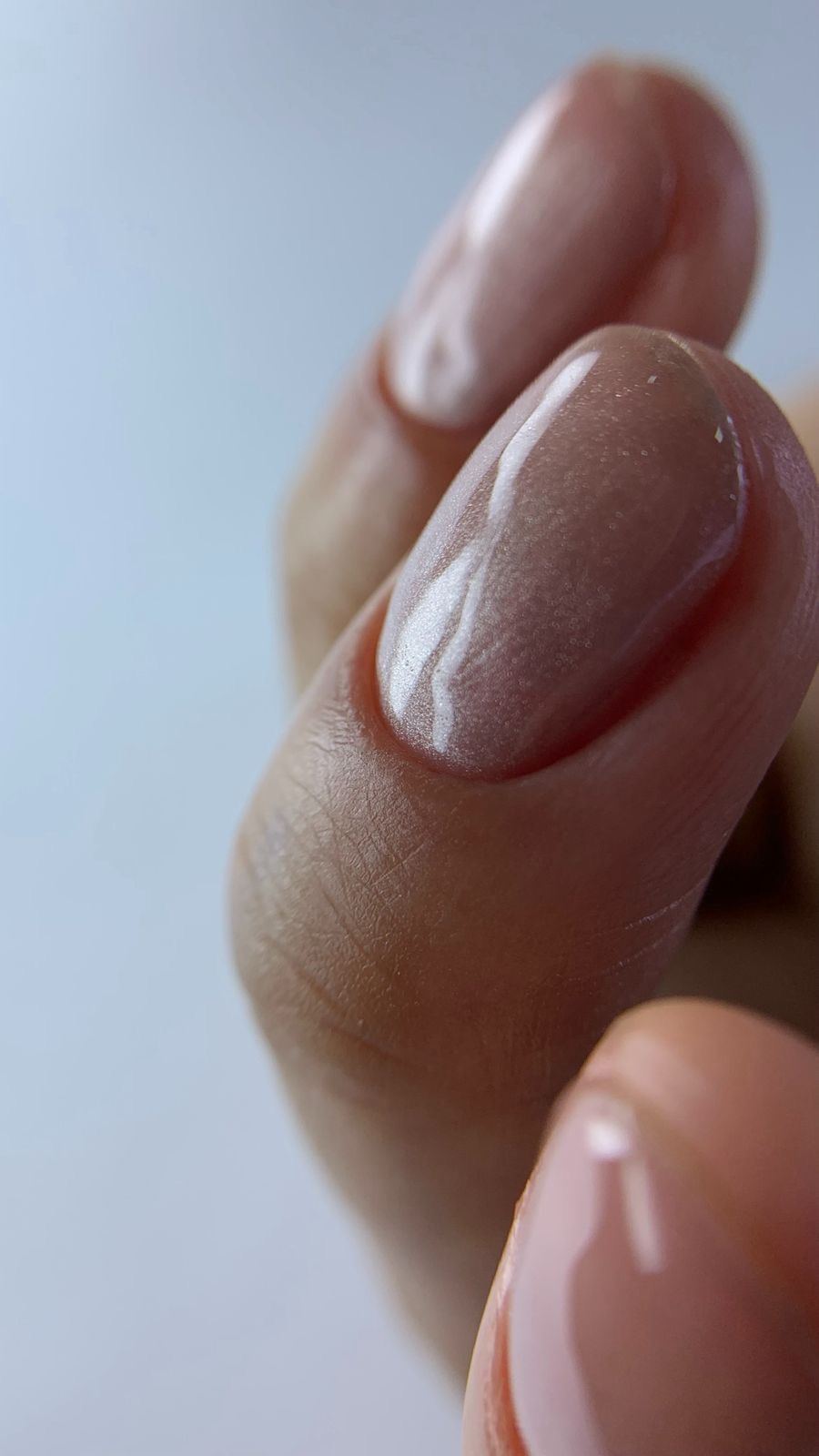 Esmaltação em Gel (unha rente à ponta do dedo)
